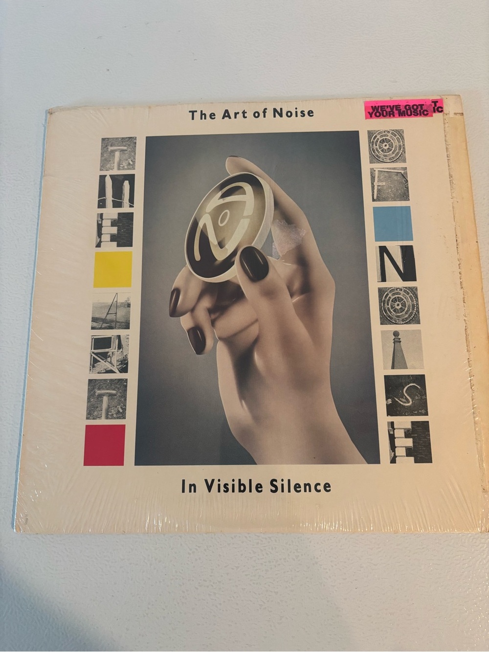 In Visible Silence vinyl record album - The Art of Noise - Beige and Black